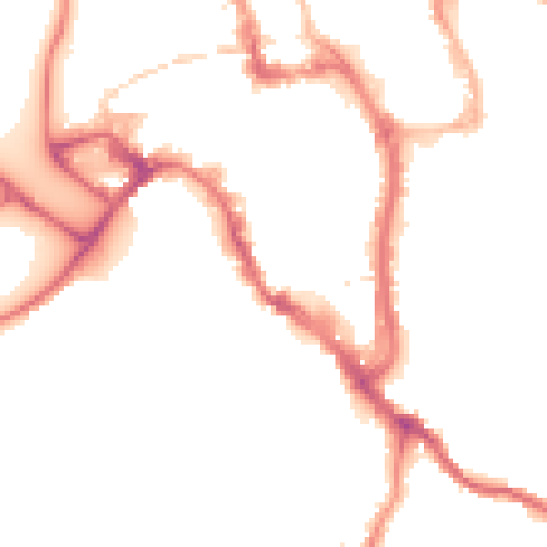 Night-time road noise heatmap for WR1 2HN