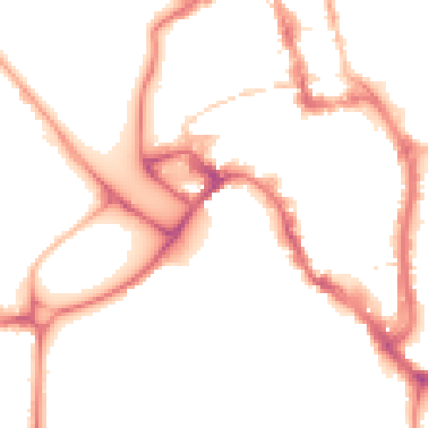 Night-time road noise heatmap for WR1 2JJ