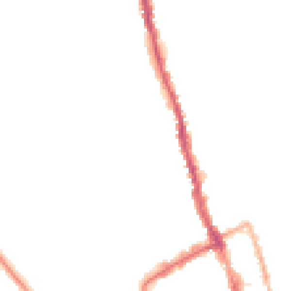 Night-time road noise heatmap for WR1 3DU