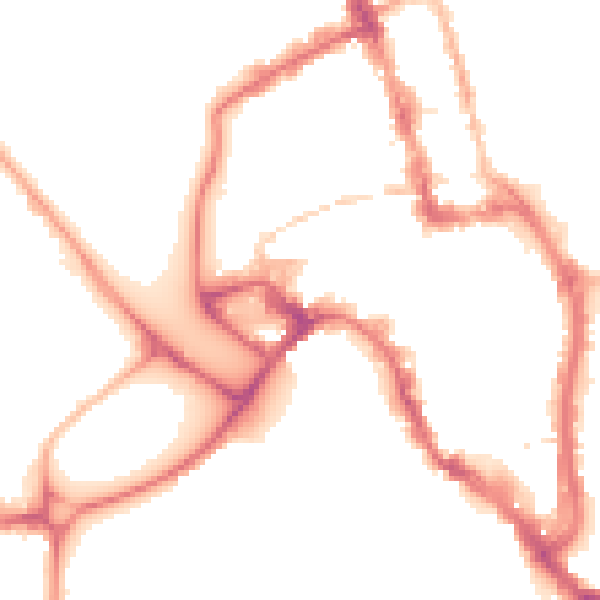 Night-time road noise heatmap for WR1 3LZ