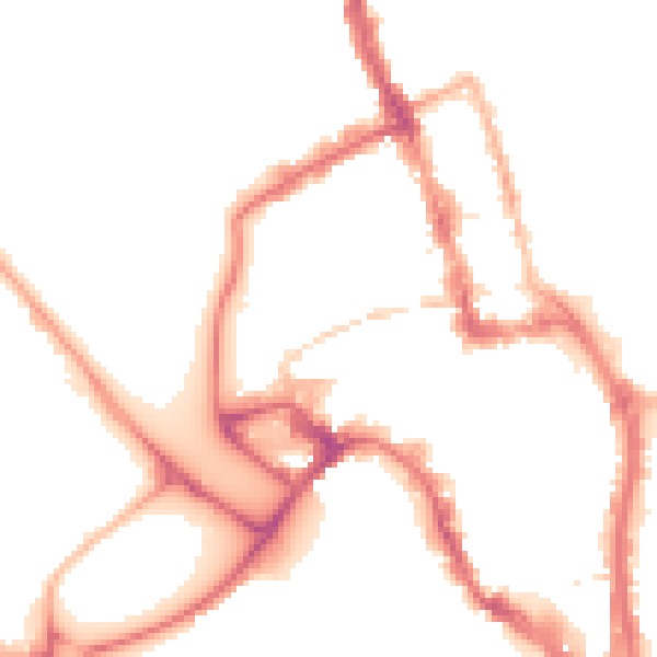 Night-time road noise heatmap for WR1 3PB