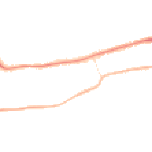 Night-time road noise heatmap for WR2 4AB