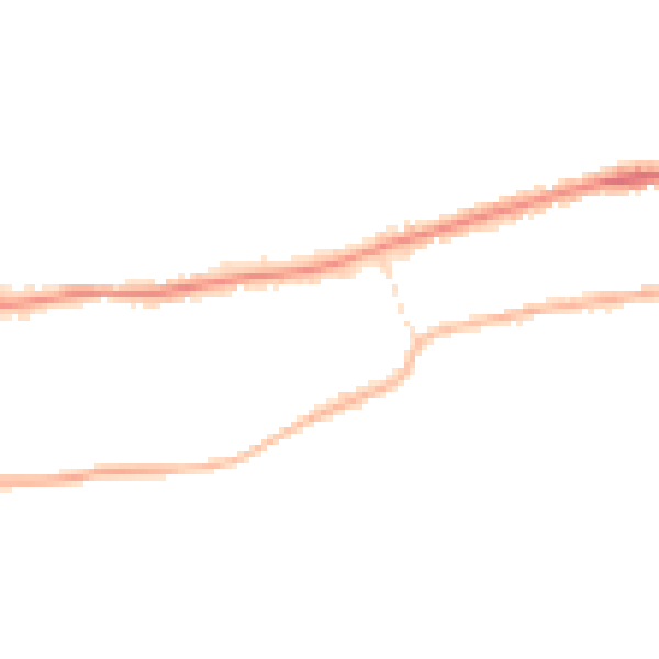 Night-time road noise heatmap for WR2 4AX