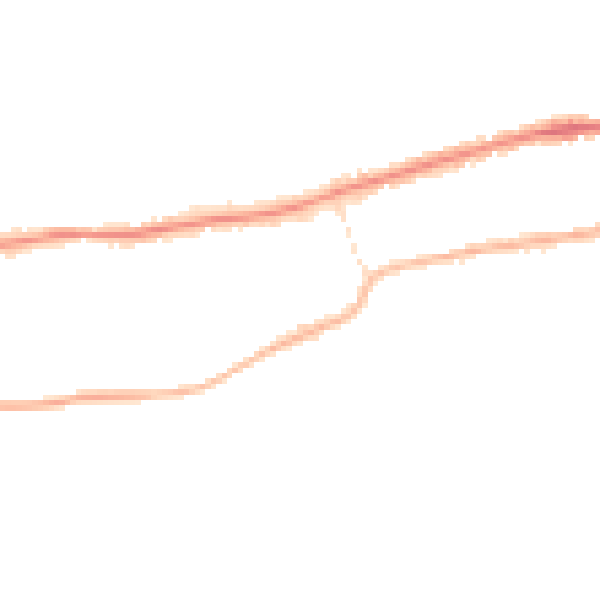 Night-time road noise heatmap for WR2 4BD