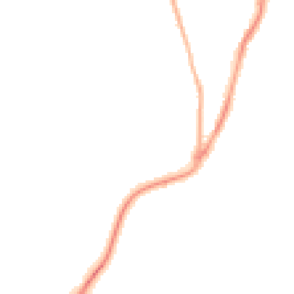 Night-time road noise heatmap for WR2 4DJ