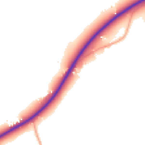 Daytime road noise heatmap for WR2 4FB