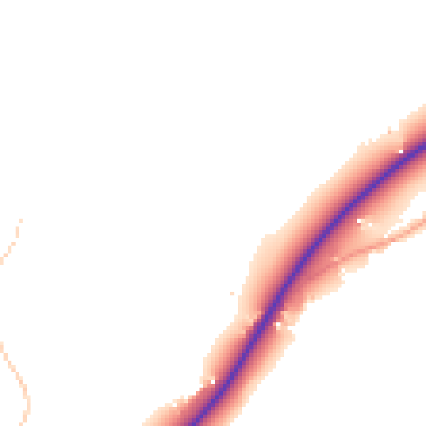 Daytime road noise heatmap for WR2 4SY