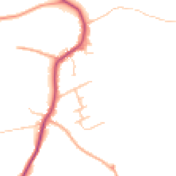 Daytime road noise heatmap for WR2 4UH