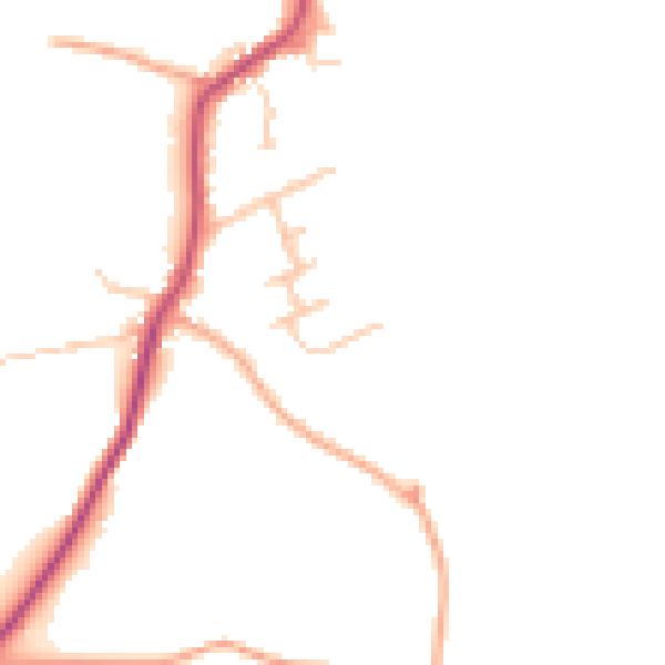 Daytime road noise heatmap for WR2 4UL