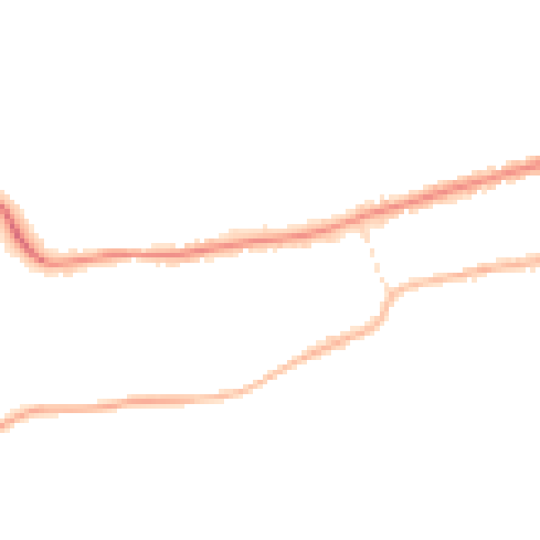 Night-time road noise heatmap for WR2 5ED