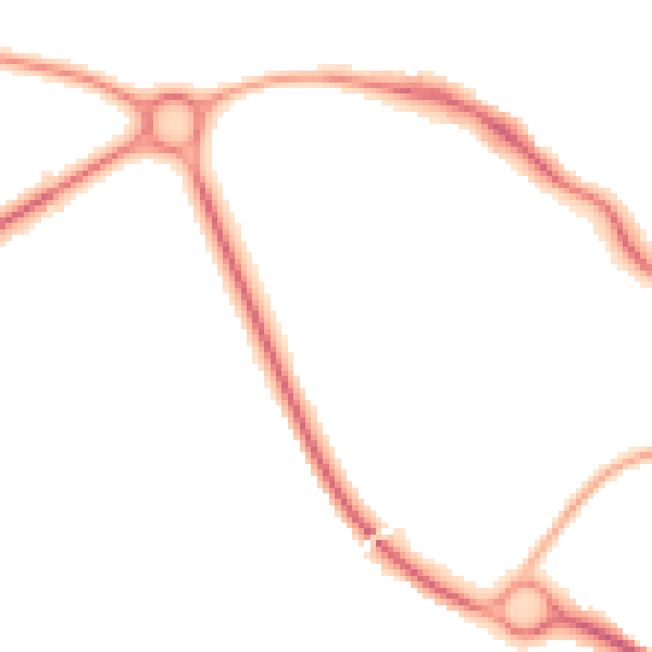 Night-time road noise heatmap for WR2 5FY
