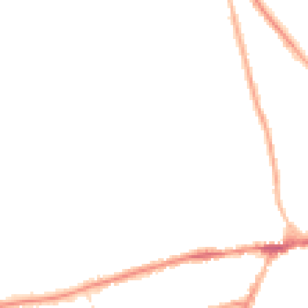 Night-time road noise heatmap for WR2 5LP