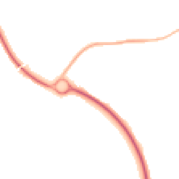 Night-time road noise heatmap for WR2 5UN