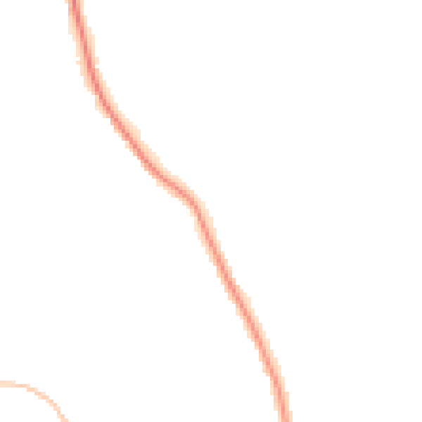 Night-time road noise heatmap for WR2 6DS