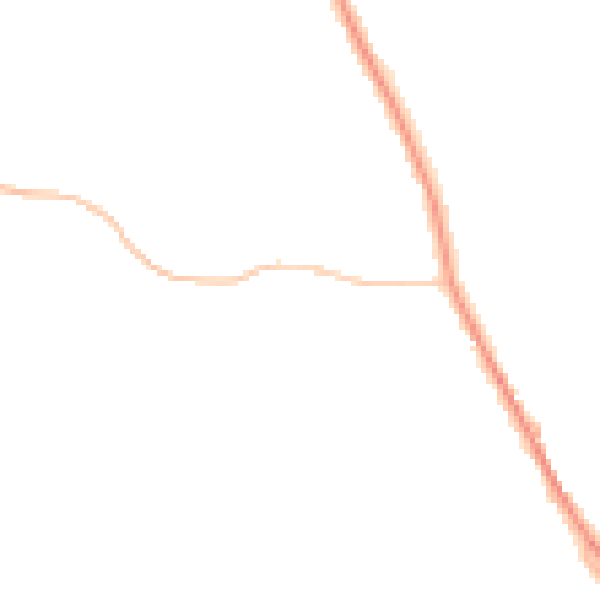 Night-time road noise heatmap for WR2 6HT