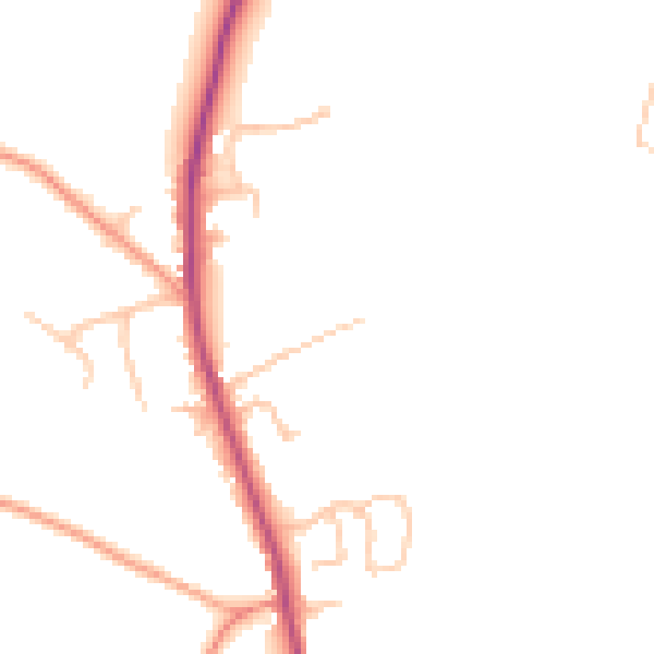 Daytime road noise heatmap for WR2 6LG