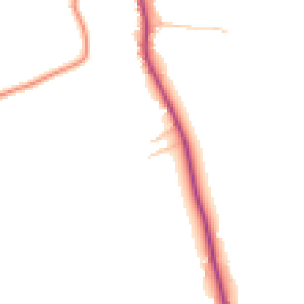 Daytime road noise heatmap for WR2 6PQ