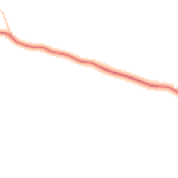 Daytime road noise heatmap for WR2 6RF