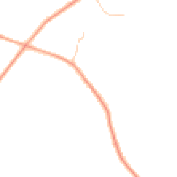 Daytime road noise heatmap for WR2 6RH