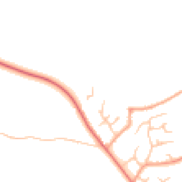 Daytime road noise heatmap for WR2 6SA