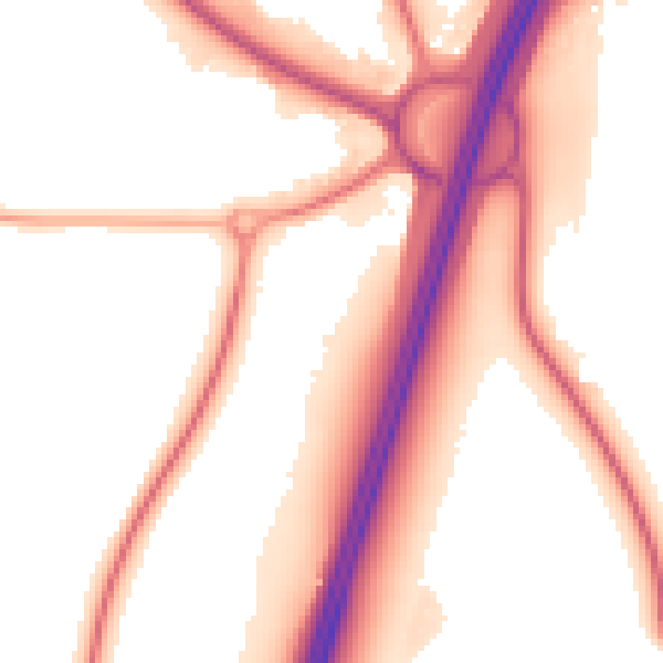 Night-time road noise heatmap for WR4 0AB