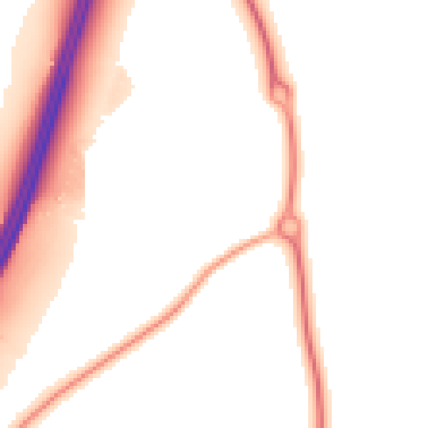 Night-time road noise heatmap for WR4 0AD