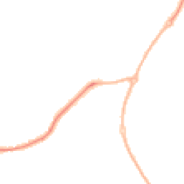 Night-time road noise heatmap for WR4 0BB
