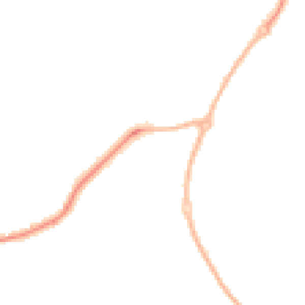 Night-time road noise heatmap for WR4 0BD