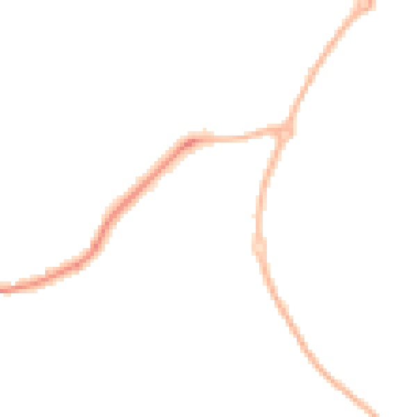 Night-time road noise heatmap for WR4 0BG