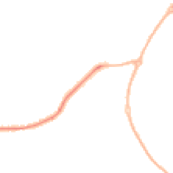 Night-time road noise heatmap for WR4 0BH