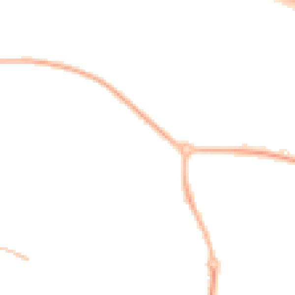Night-time road noise heatmap for WR4 0DA