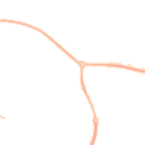 Night-time road noise heatmap for WR4 0DB