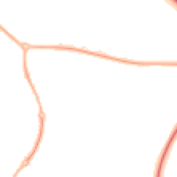 Night-time road noise heatmap for WR4 0DE