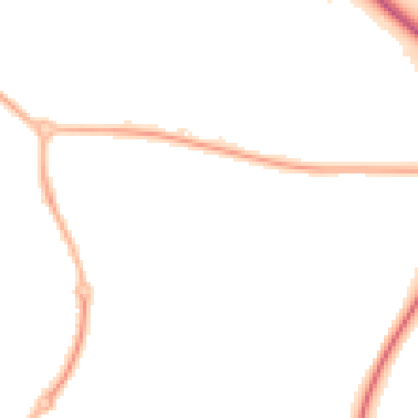 Night-time road noise heatmap for WR4 0DH