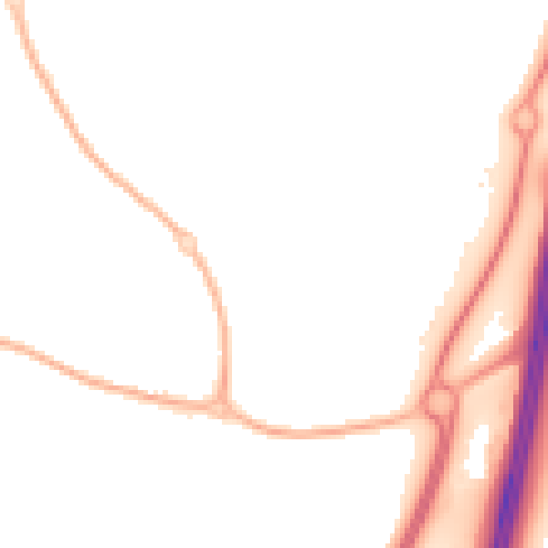 Night-time road noise heatmap for WR4 0DL