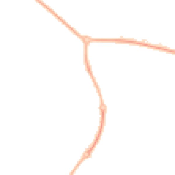 Night-time road noise heatmap for WR4 0DR