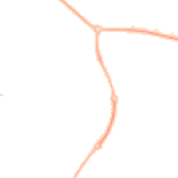 Night-time road noise heatmap for WR4 0DT