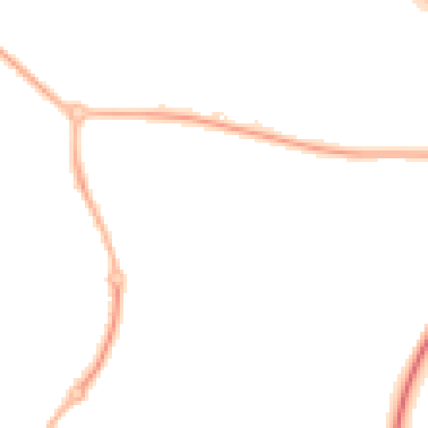 Night-time road noise heatmap for WR4 0EA
