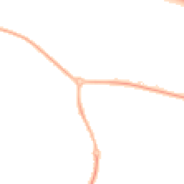Night-time road noise heatmap for WR4 0EH
