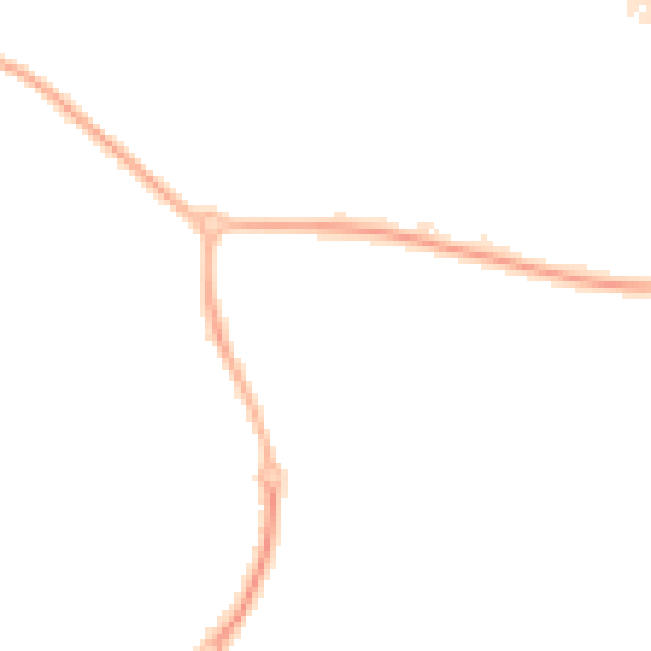 Night-time road noise heatmap for WR4 0EL