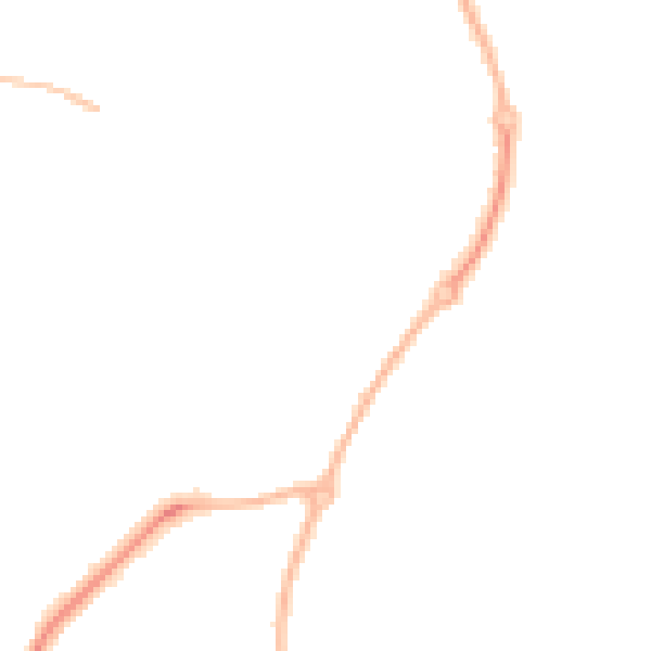 Night-time road noise heatmap for WR4 0HP