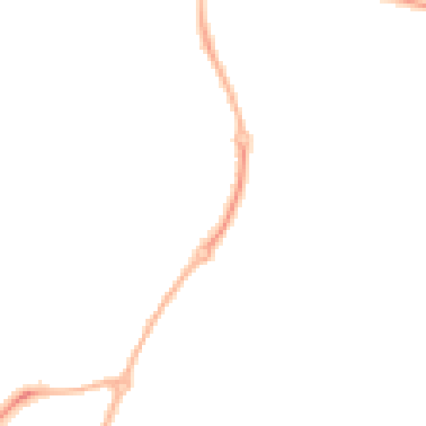 Night-time road noise heatmap for WR4 0HS