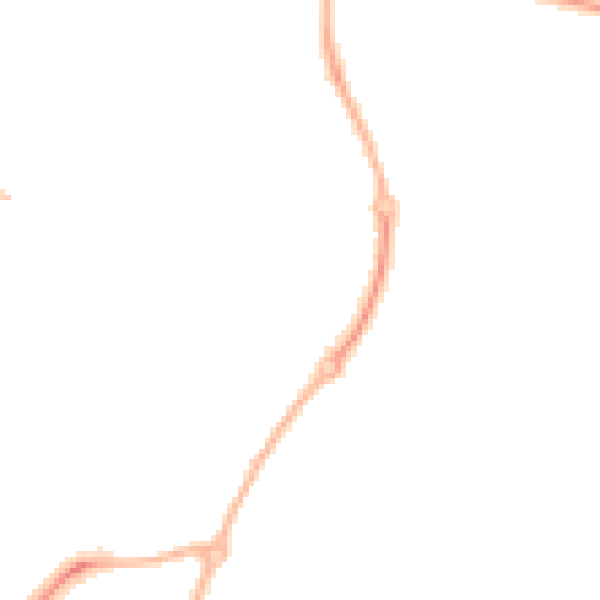 Night-time road noise heatmap for WR4 0HW
