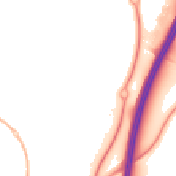Night-time road noise heatmap for WR4 0QR
