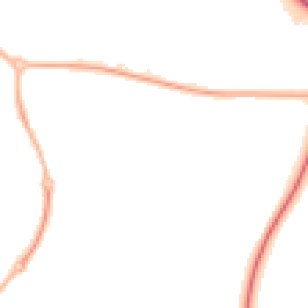 Night-time road noise heatmap for WR4 0QX