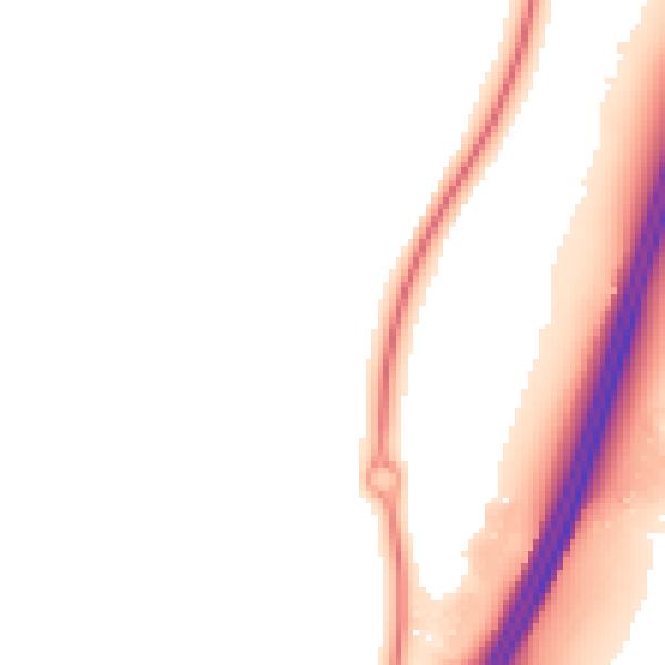 Night-time road noise heatmap for WR4 0SU