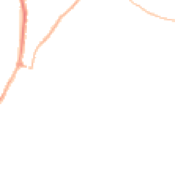 Night-time road noise heatmap for WR4 9TP
