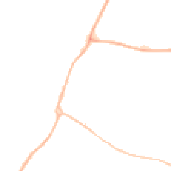 Night-time road noise heatmap for WR4 9XB