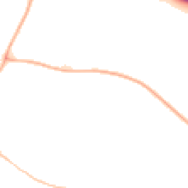 Night-time road noise heatmap for WR4 9YE