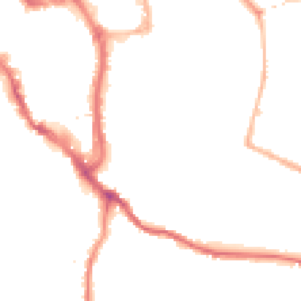 Night-time road noise heatmap for WR5 1AD